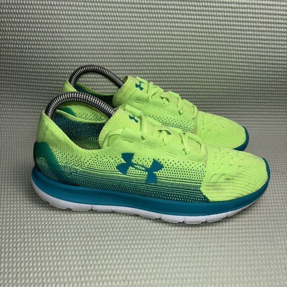 Under Armour Speedform Slingride Athletic Shoes Women’s Size 9 1288295-884 Green - Picture 1 of 9